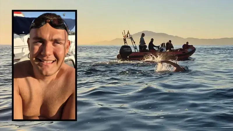 Manş Denizi'ni geçerek tarihe geçmişti: İzmirli Tuna yeni hedefine kulaç atmaya başladı!