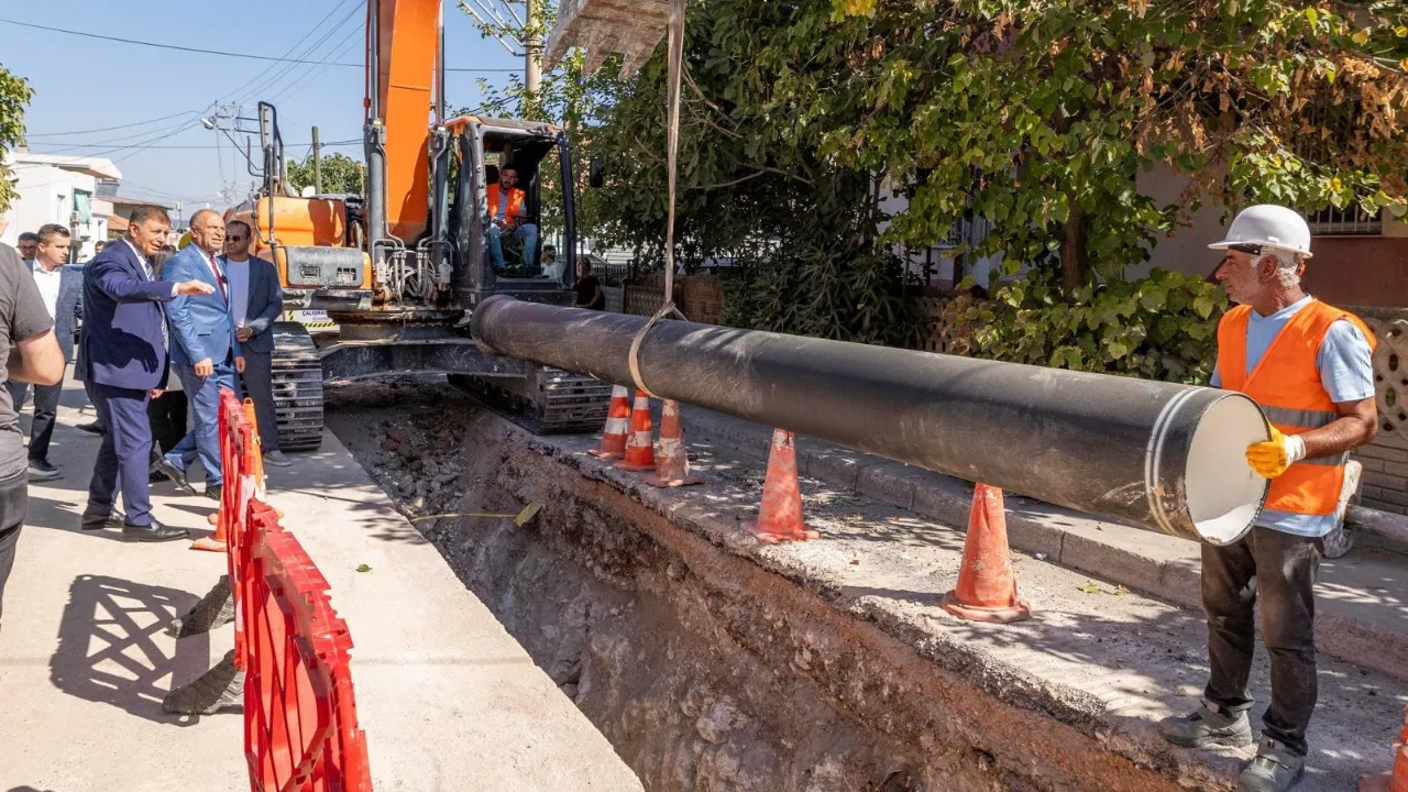 Sarnıç Mahallesi’nin içme suyu şebekesi yenileniyor: 205 milyon liralık dev yatırım