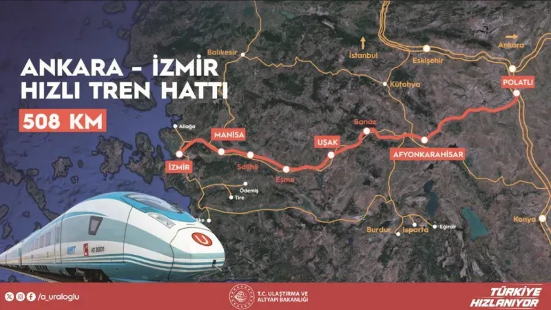 Ankara–İzmir YHT Hattında Yeni Haber