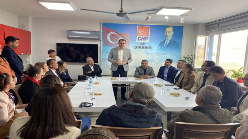 CHP İzmir İl Başkanı Güç, örgüt ziyaretlerini sürdürüyor