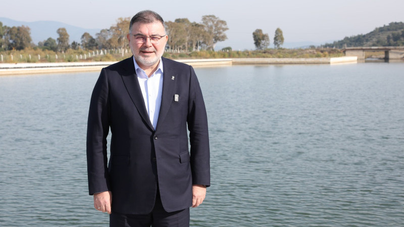 AK Parti İzmir İl Başkanı Bilal Saygılı, Efes Antik Kent Kanalı'nda incelemelerde bulundu