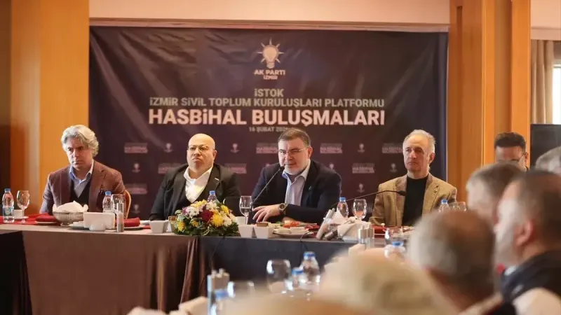 AK Parti'li Saygılı sivil toplum kuruluşlarının temsilcileriyle bir araya geldi