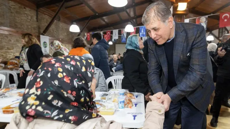 İzmir Büyükşehir’in iftar sofrası bugün Torbalı Ayrancılar’da