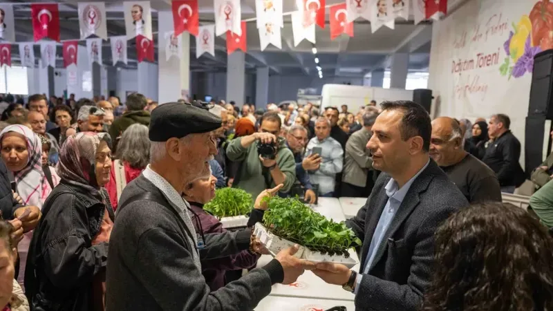 Bornova’da fide seferberliği: 382 bin fide dağıtılacak