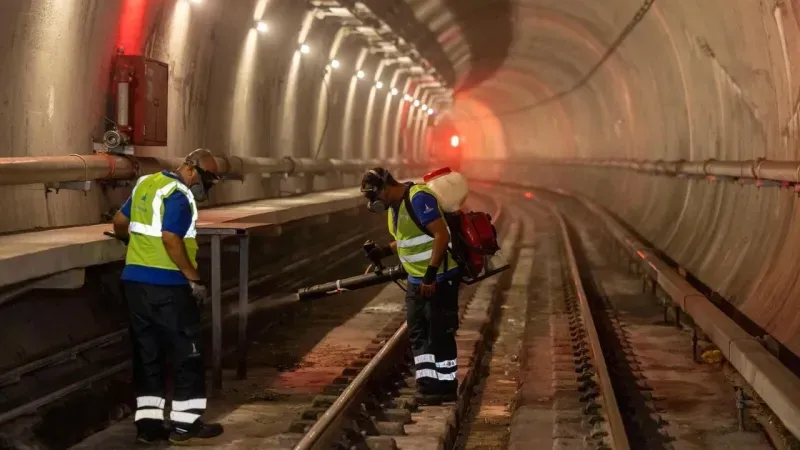 İzmir metrosunda gece mesaisi: Vektörlere karşı mücadele