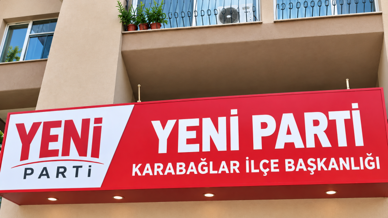 YENİ Parti Karabağlar’da ilçe başkanlığını açıyor: Tarih belli oldu