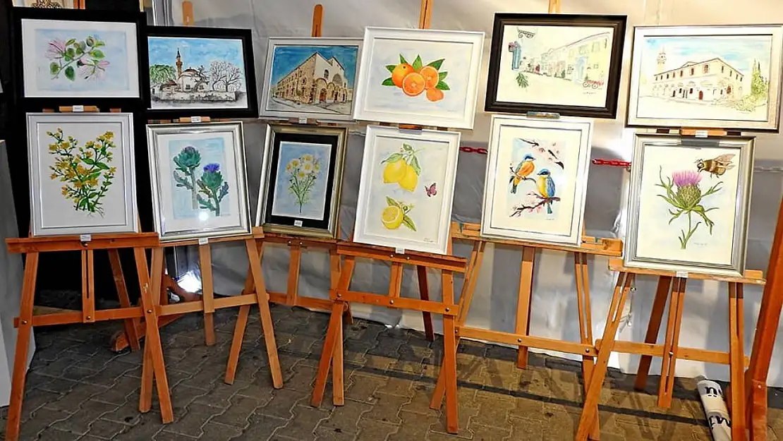 Kursiyerlerden Alaçatı Ot Festivali’ne özel sergi