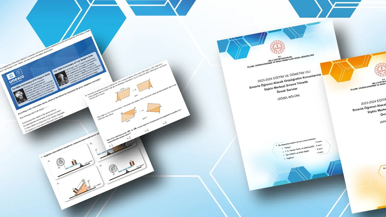 LGS’ye yönelik örnek soru ve çözümleri yayımlandı