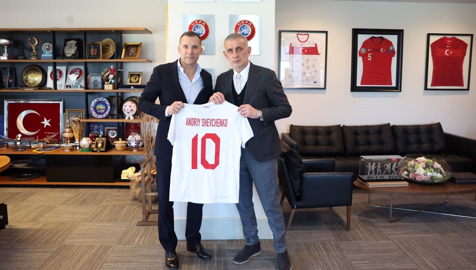 Andriy Shevchenko'dan TFF'ye ziyaret