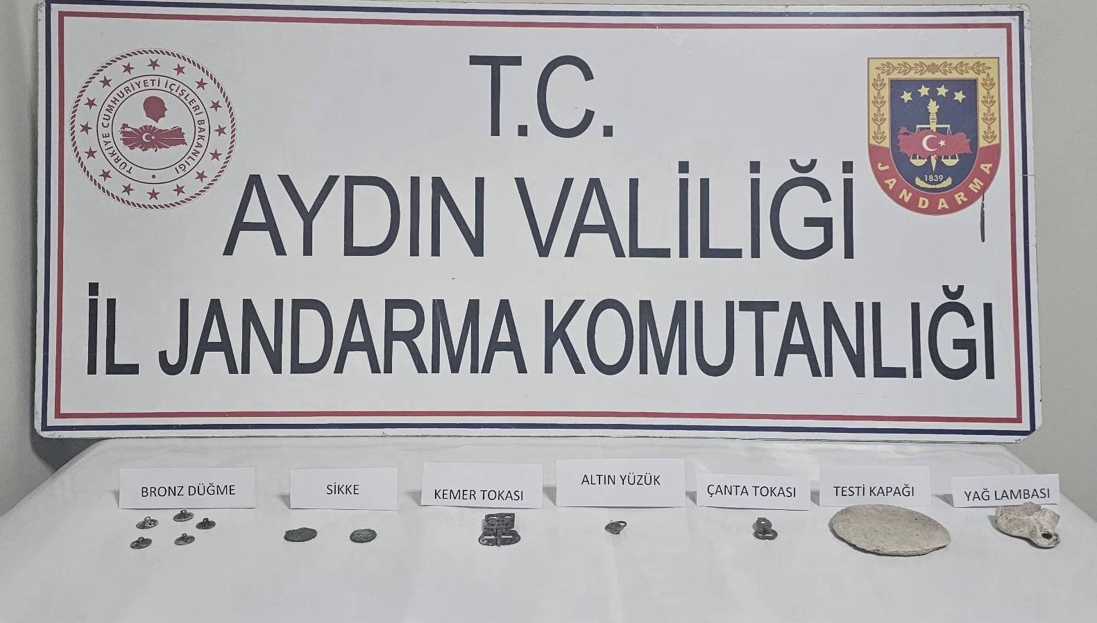 Aydın'da tarihi eser operasyonu: 4 gözaltı