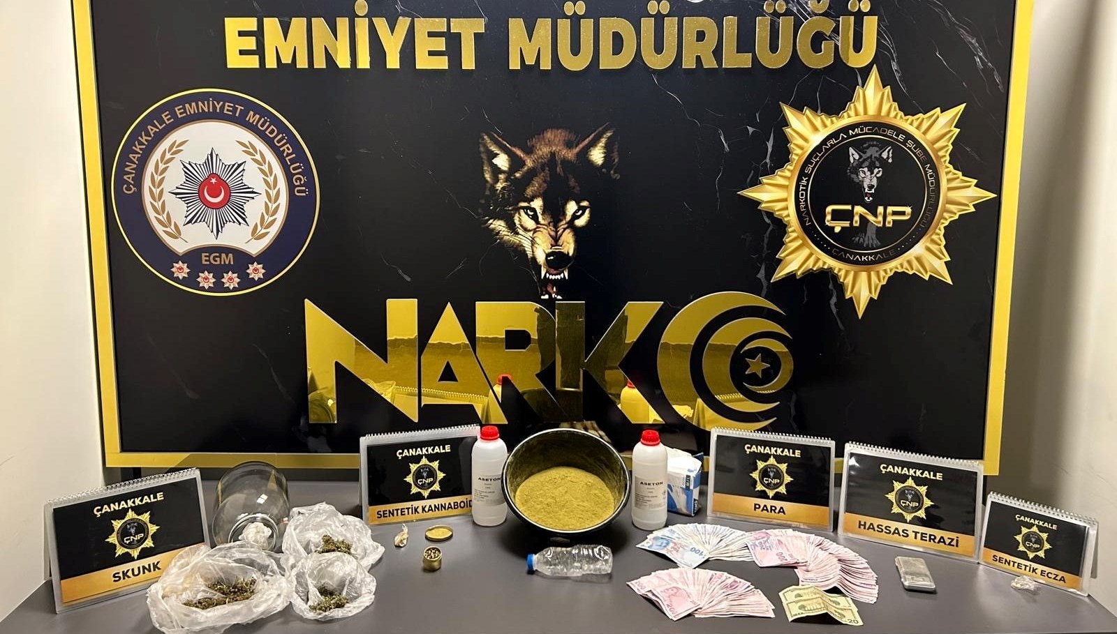 Çanakkale'de uyuşturucu operasyonuna tutuklama
