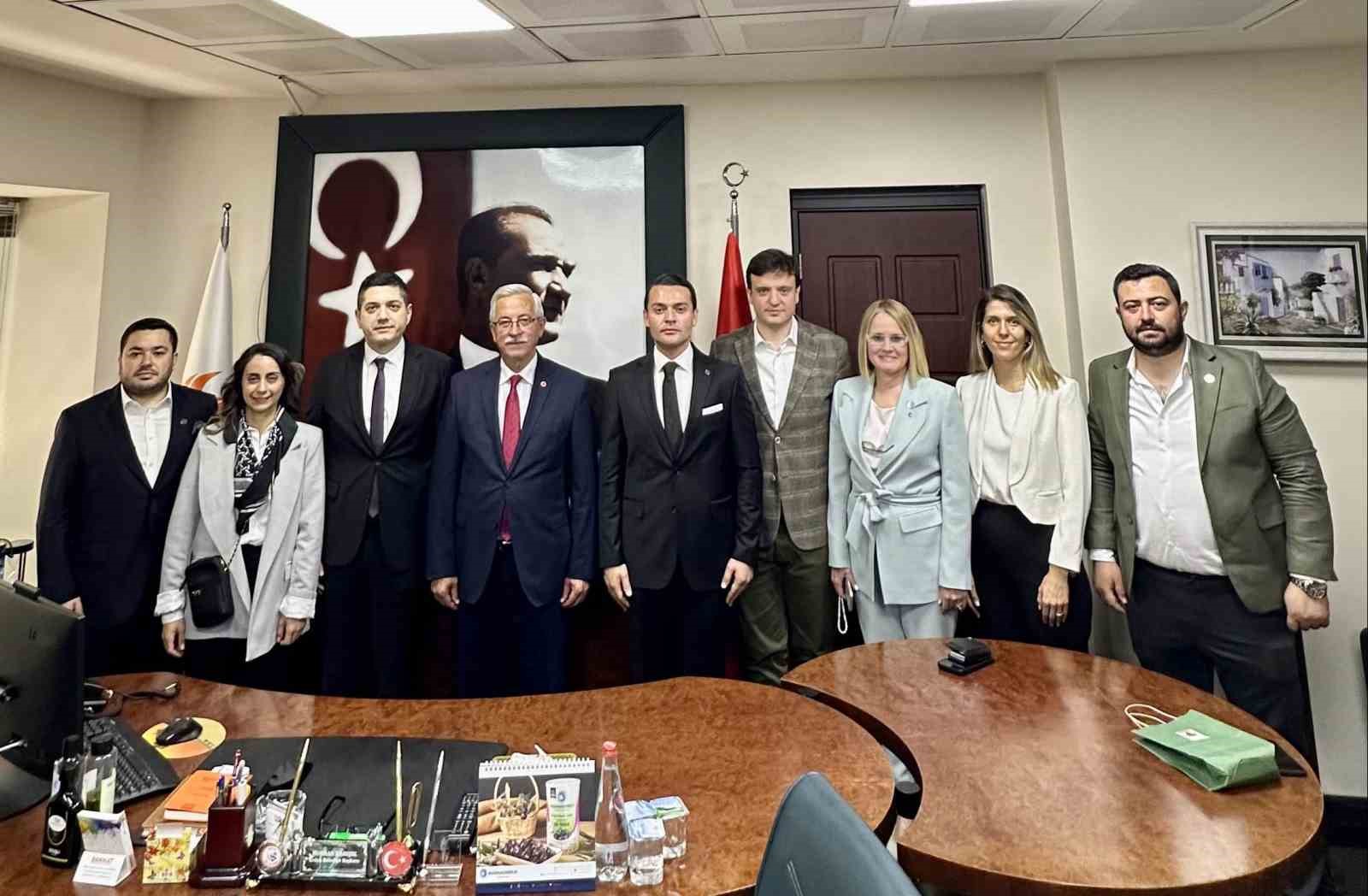 EGİFED yönetiminden Erdek’e işbirliği ziyareti