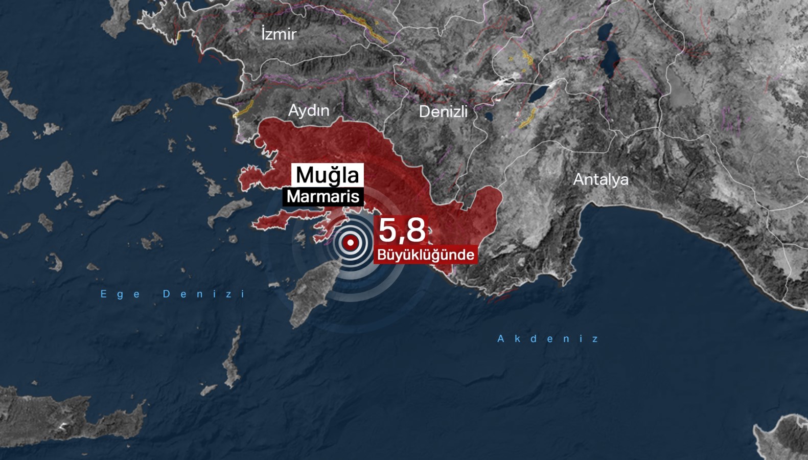 Marmaris'te deprem: Marmaris depremi diğer fayları tetikler mi?