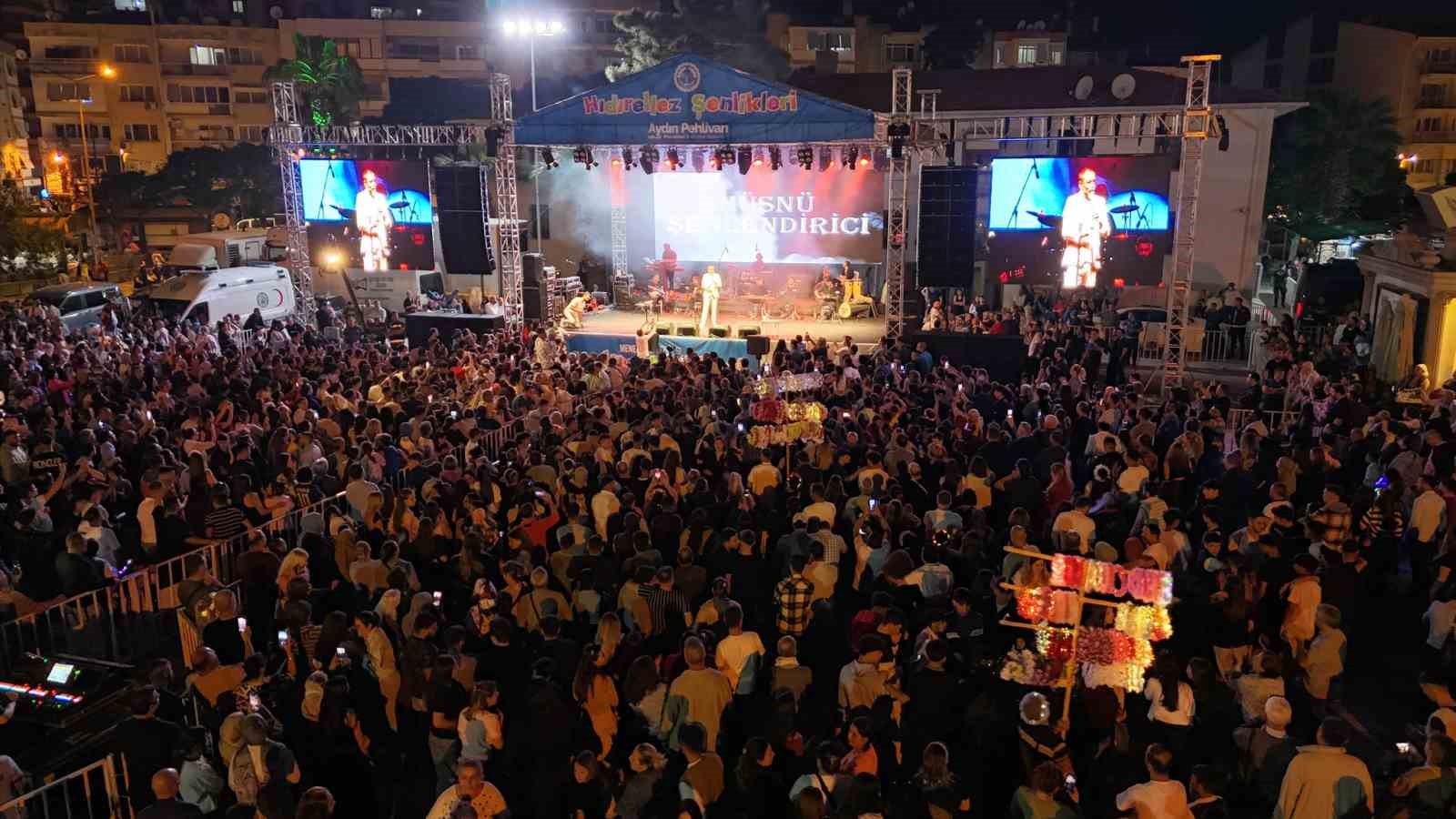 Menemen’de Hıdırellez Coşkusu renkli görüntülere sahne oldu