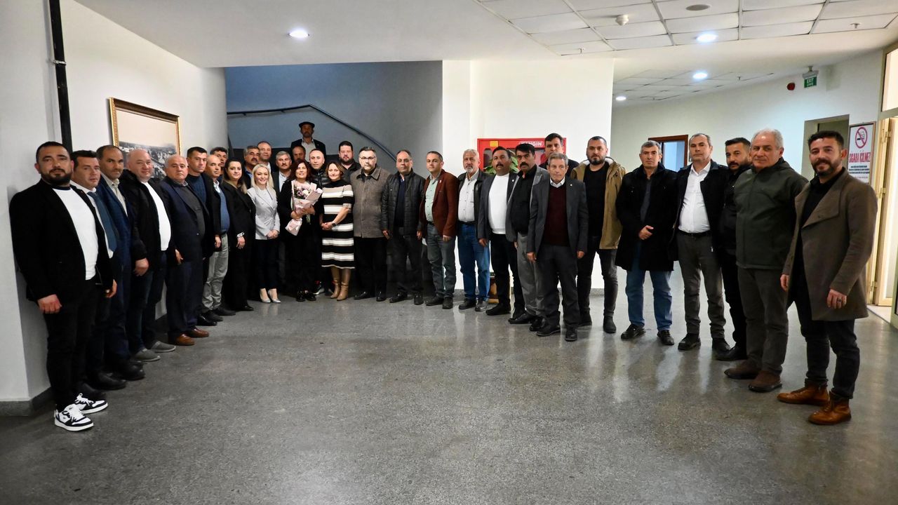 Nazilli muhtarlarından Başkan Çerçioğlu'na nezaket ziyareti