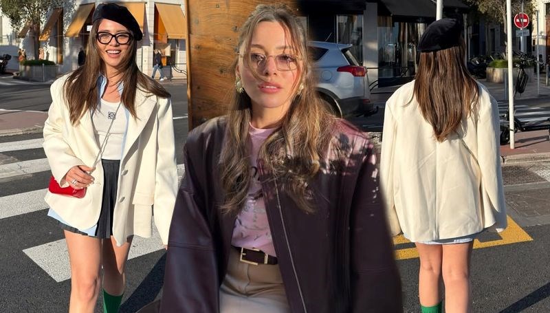 Sıla Türkoğlu Fransa'da: Cannes sokaklarında poz verdi