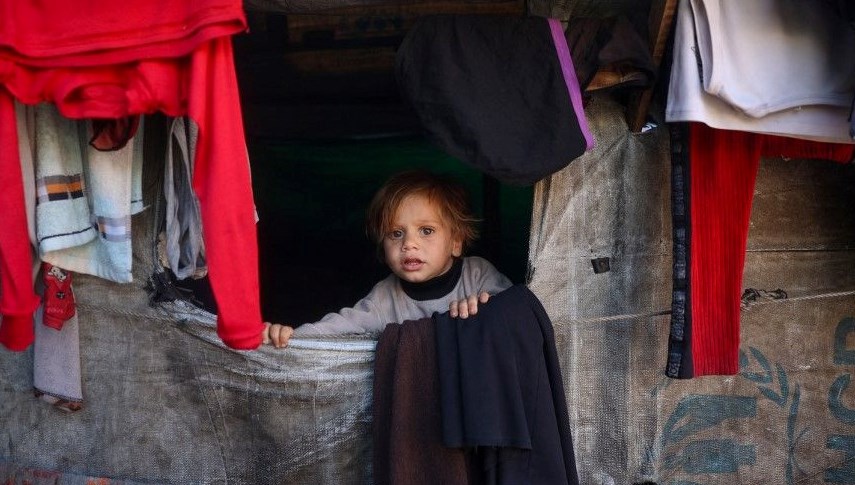 Tel Aviv'de güçlü protesto: Duvarlar Gazzeli çocuklarla doldu