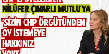 CHP Konak adayı Nilüfer Mutlu Çınar seçime havlu atmış!